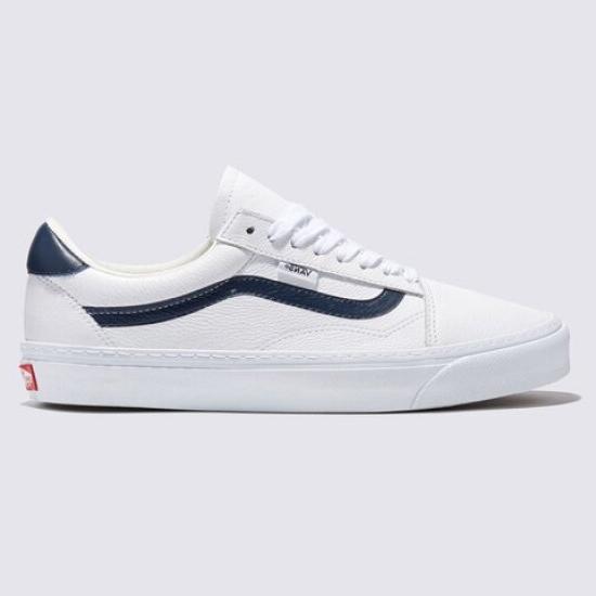 Vans Old Skool Leather Lux Navy White