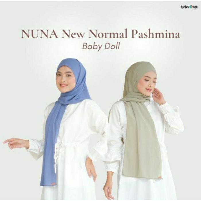 Nuna Pashmina Instant New Normal Lubang Masker - Baby Doll Ceruty