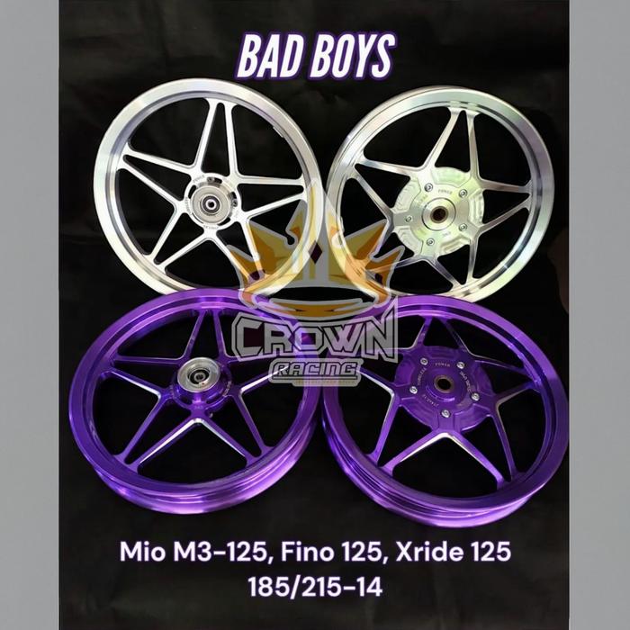 Velg Power Bad Boys Bintang Mio Fino Soul Karbu Mio J GT Xride 115