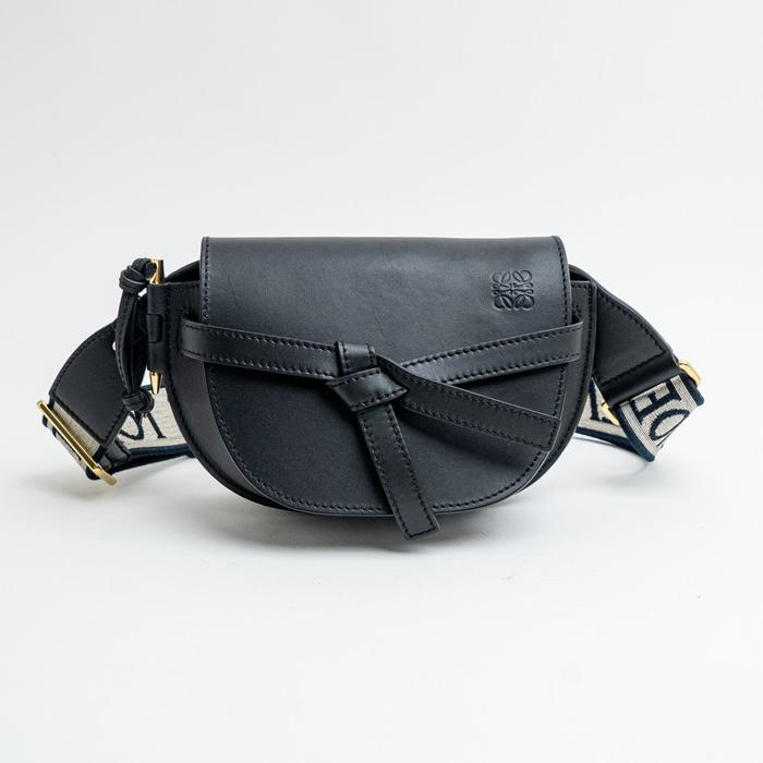 Loewe Mini Gate Dual Bag in Soft Calfskin Jacquard