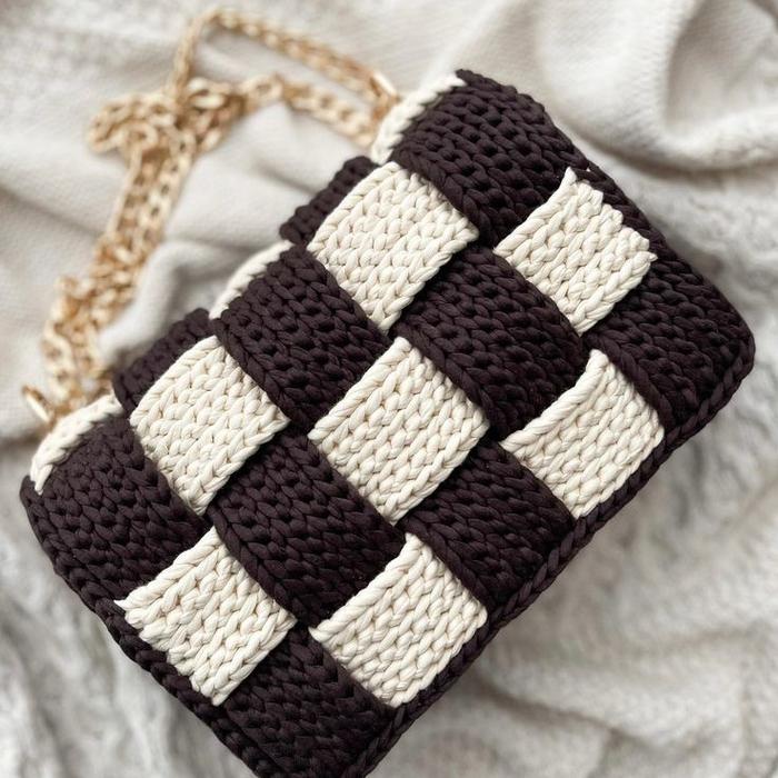Tas Rajut Catur Handbag Tic