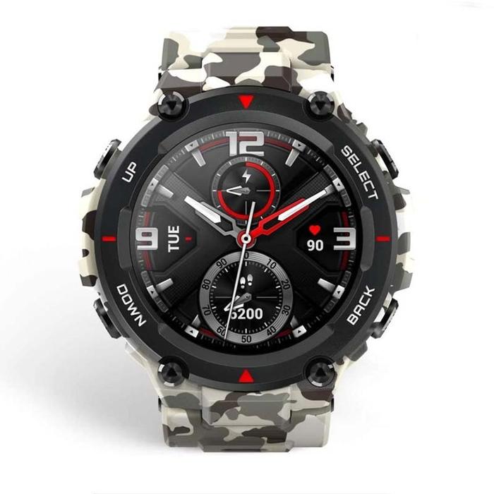 JAM TANGAN DIGITAL AMAZFIT SMARTWATCH T-REX CAMO GREEN JAM TANGAN PRIA JAM TANGAN DIGITAL NG