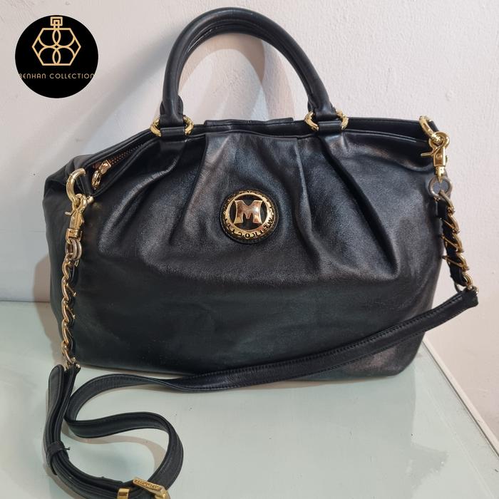 Mct Metro metrong City shoulder bag handbag slingbag Hitam Black PreLoved limited collection