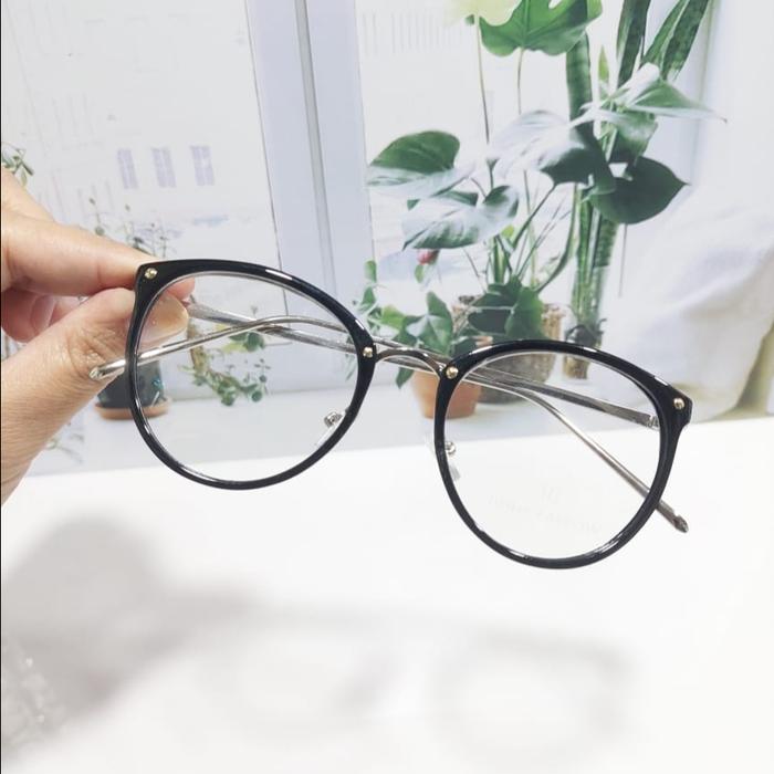 Frame Kacamata minus wanita bulat besar 221