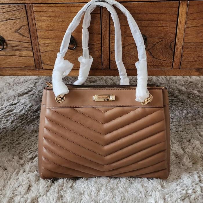 tas wanita mk whitney medium chain shoulder tote ej
