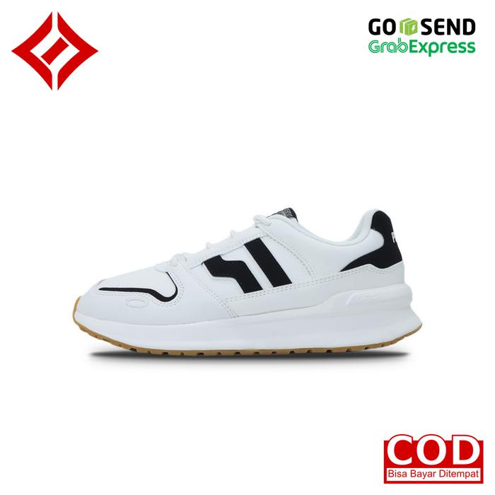 SEPATU SNEAKERS SPORT CASUAL PIERO JOGGER 24 WHITE BLACK / FULL PUTIH ALL WHITE TRIPLE WHITE / PUTIH