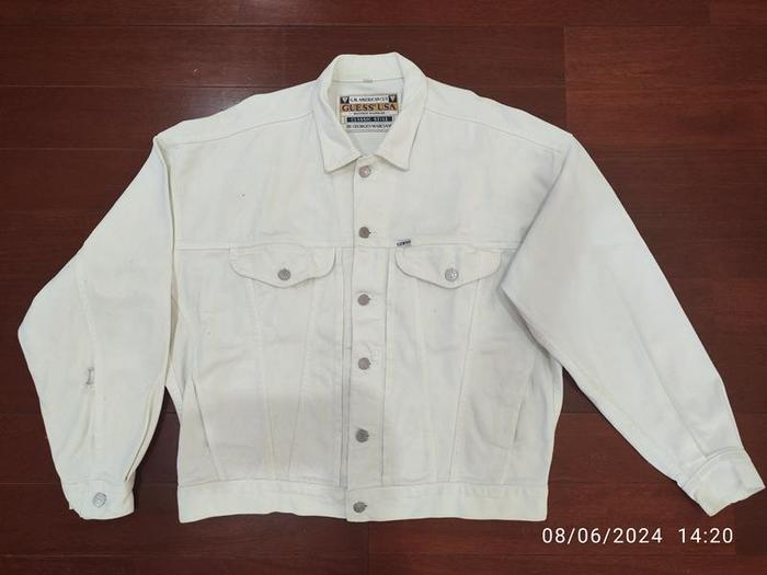 GUESS Vintage Preloved Jacket Jaket Denim Jeans Made in USA America not Carhartt Patagonia Timberlan