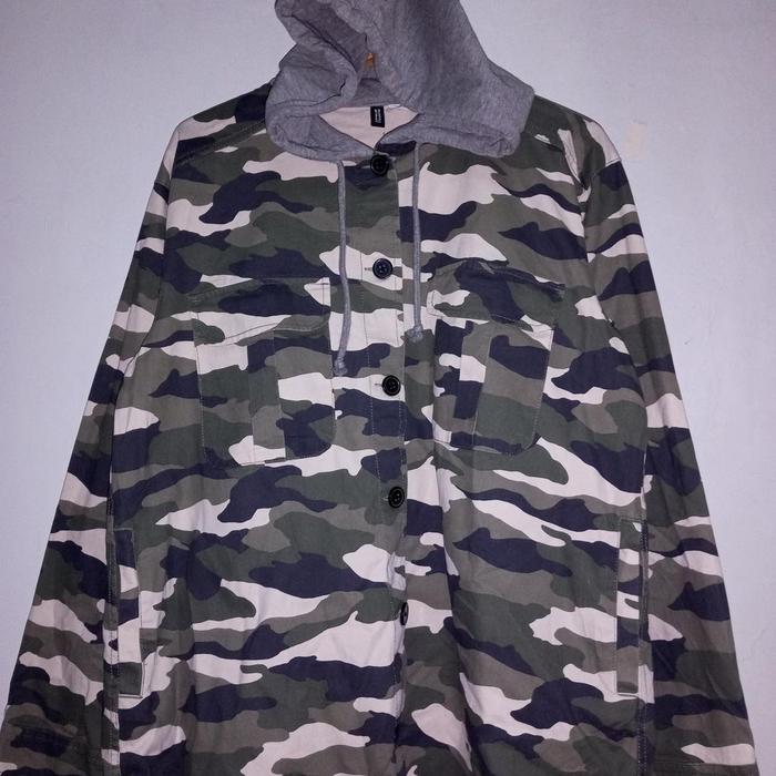 KEMEJA HOODIE H&M SECOND THRIFT