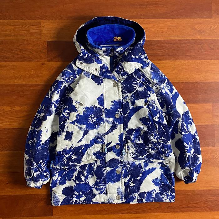 Ellesse vintage flower jacket ( M pria ) ( XL woman )
