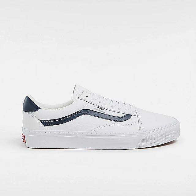 Vans Old Skool Leather Lux White Navy