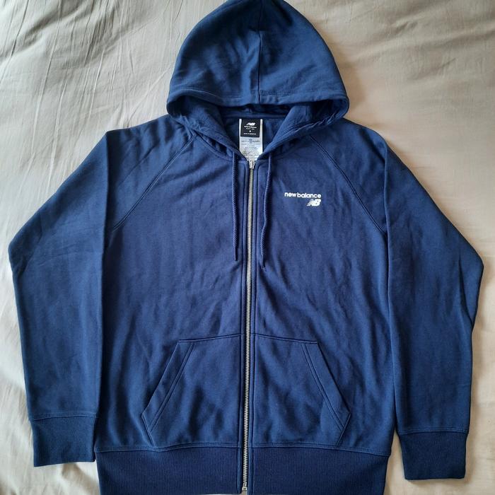 Hoodie cewek zipper NB cotton fleece