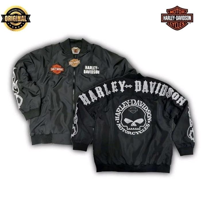 Jaket Bomber Harley Davidson Ghost Rider