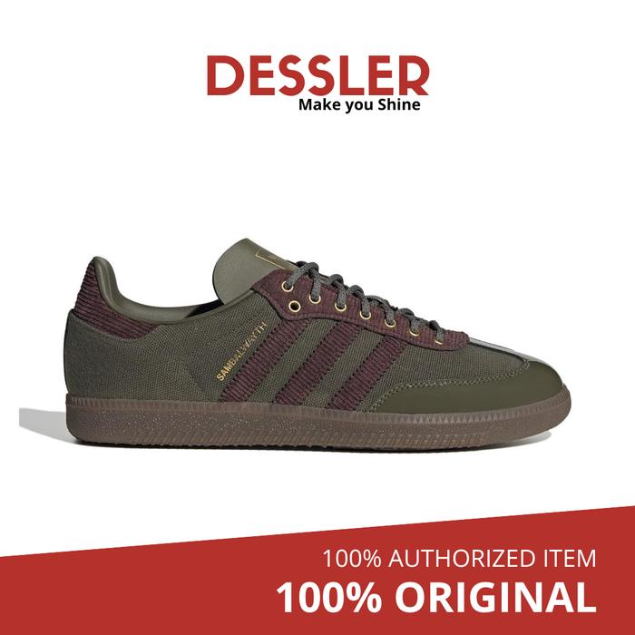 Adidas Samba OG x Alwayth - Olive Strata Shadow Brown Matte Gold