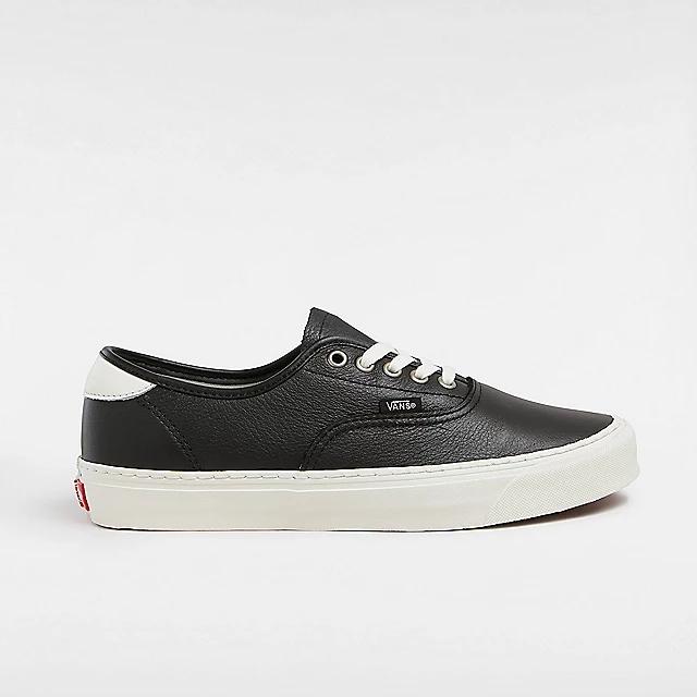 Vans Authentic Leather Lux Black White