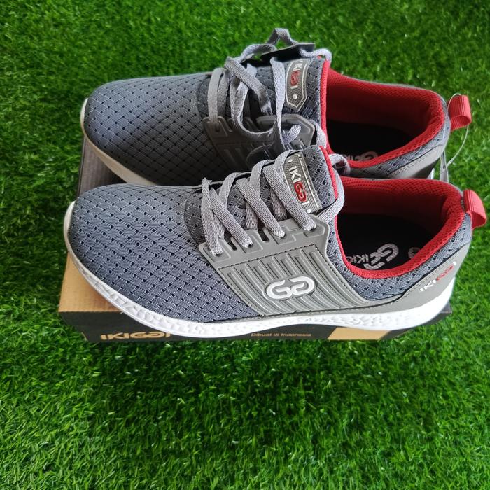 Sepatu Sneaker Pria IKIGAI New Nobuyuki Run Warna Abu