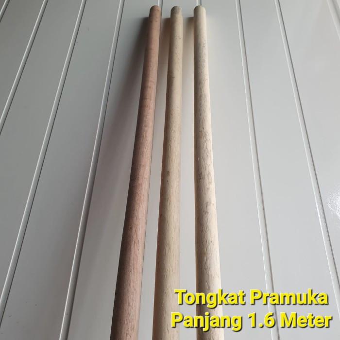 Tongkat pramuka / Toya pramuka bahan kayu randu