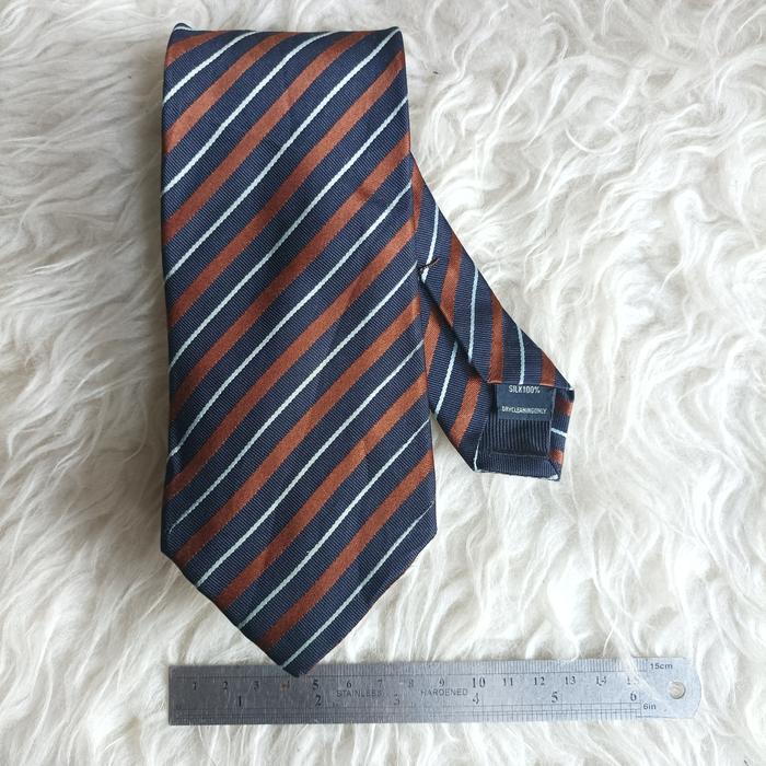 dasi Junmen stripes jacquard pattern silk necktie