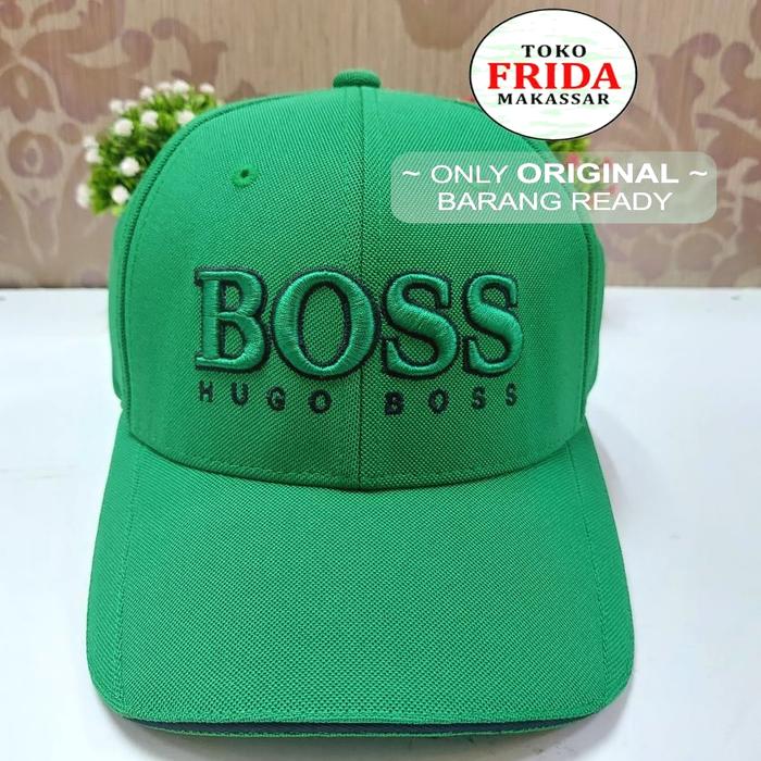 Boss Original Men Hat Topi Pria Art:50443581-310 Size: One Size  Color:Green