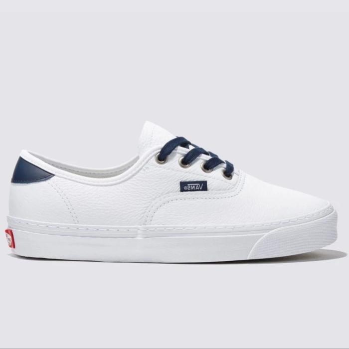 Vans Authentic Leather Lux White Navy