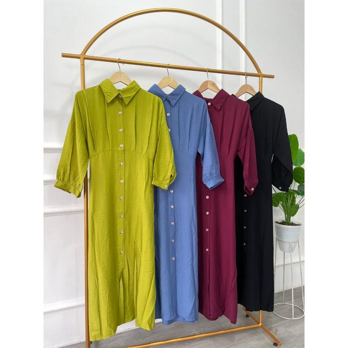 MIDI DRESS TARA MIDI DRESS POLO LINEN HIAN