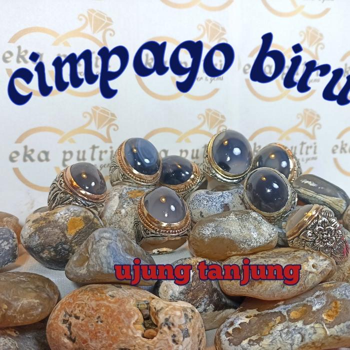 batu akik cimpago biru ujung tanjung/cimpago biru ujung tanjung