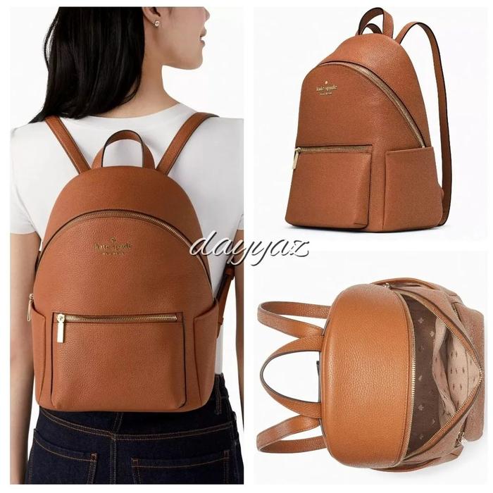 Leila Medium Dome Backpack * Warm Ginger
