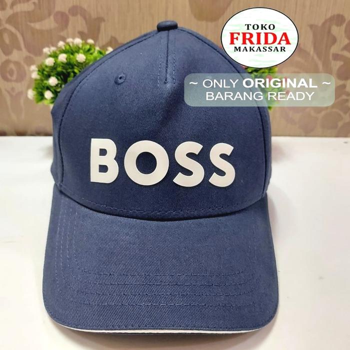 Boss Original Men Hat Topi Pria Art:50494814-411 Size:One Size  Color:Navy