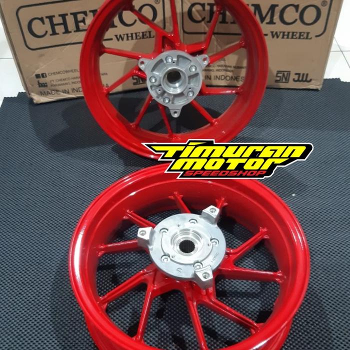 VELG CHEMCO HELIOS NMAX NEW 350 400 R13 MERAH