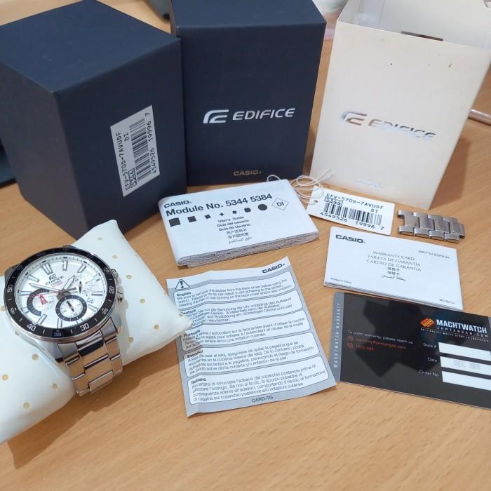 Casio Edifice EFV-570D EFV 570 5344 ex-MACHTWATCH Jam Tangan Analog Pria Ori