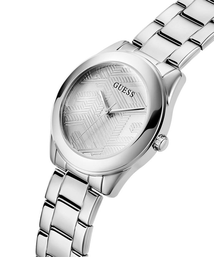 Jam Tangan Wanita GUESS GW0606L1 Cubed Analog-Silver