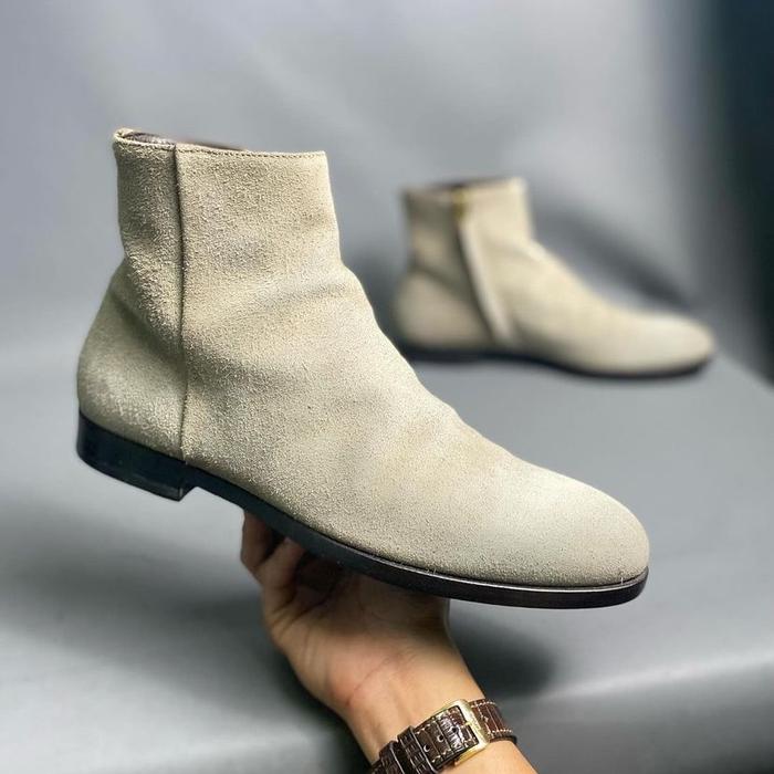 Alexander mcqueen zipper boots