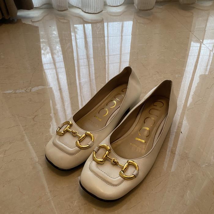 preloved gucci pump with horsebit