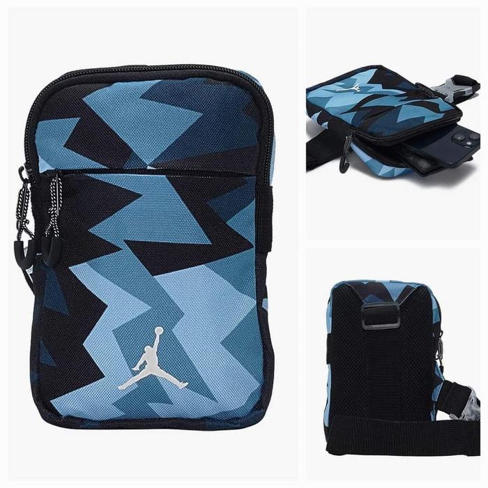 SALEEE 100% Original Tas Anak Laki-Laki Jordan Kids MVP - Biru SlingBag