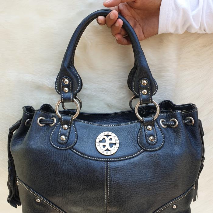 Tas Elegance Hitam Handbag Kulit Asli Wanita