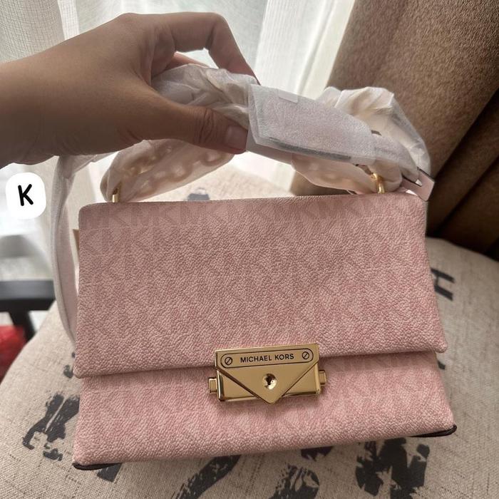 mk bag cece small flap convertible shoulder and sling bag powder blush