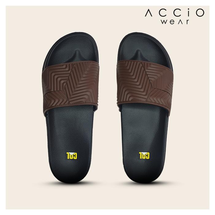 Sandal Selop Karet Pria Murah Barnett Colorado Jordan - Brown