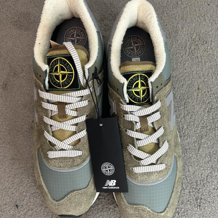 Stone Island x NB 574 Legacy Steel Blue