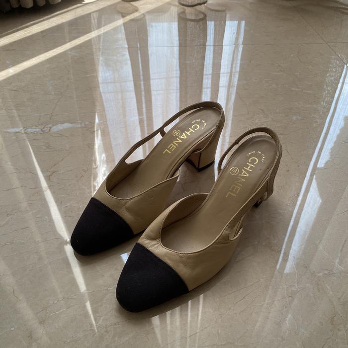 chanel slingback not christian dior