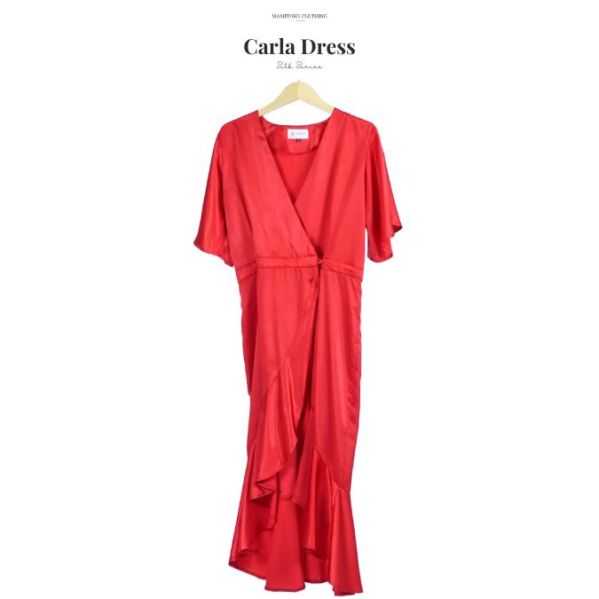 Carla Dress Merah by Mamitoko