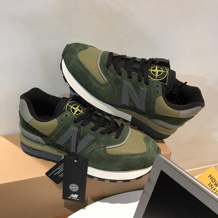 NB 574 Legacy Stone Island Dark Green