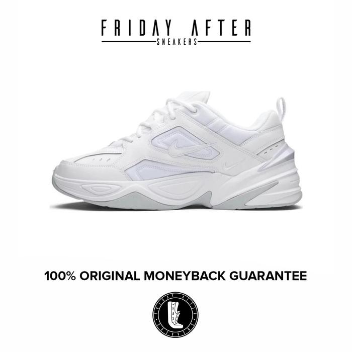 Sepatu Sneakers Wanita Nike M2K Tekno White Pure Platinum Original Resmi