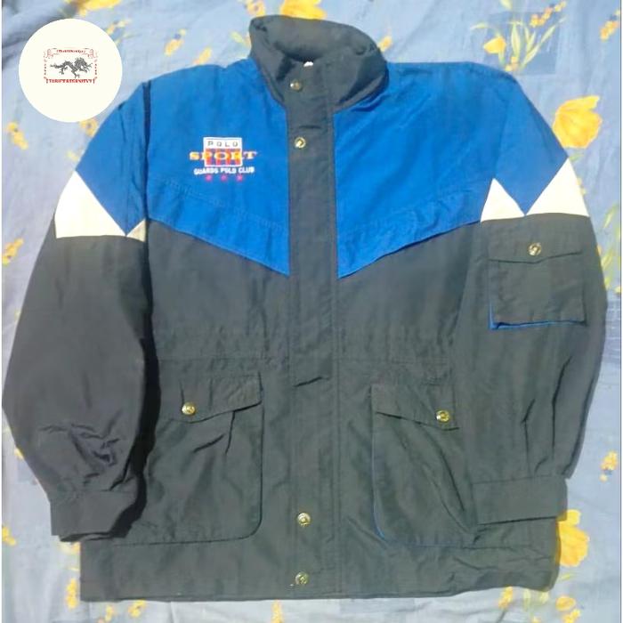 Jaket Vintage Polo Club Color Blok Second