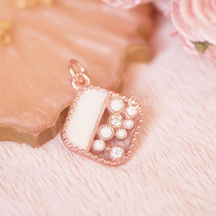 Breastmilk Jewelry Box Kit | Square Pebble Pendant | Breastmilk Jewelry Pendant | Perhiasan ASI | Li