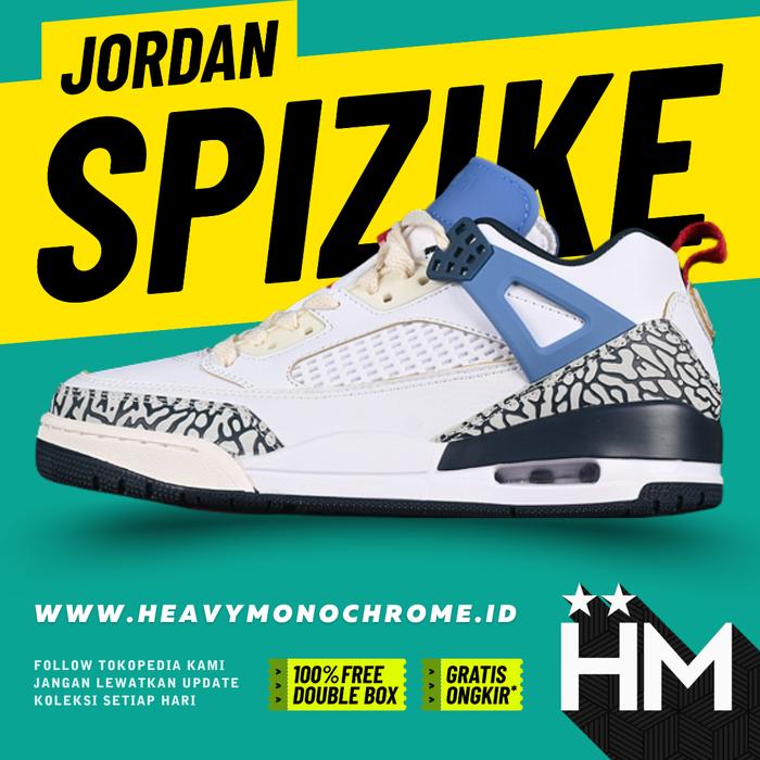 Jordan Spizike Low Formula 23 White Armory Navy Sneaker HM3712-164 (Size 39-46)