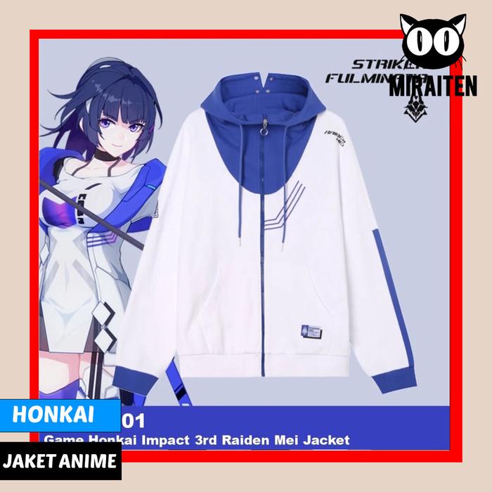 Jaket anime  Honkai Impact 3rd Raiden Mei Cosplay