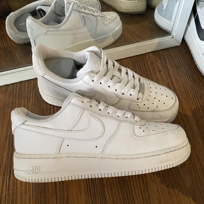 Nike af1 low wmns triple white casual murah - sneakers second market
