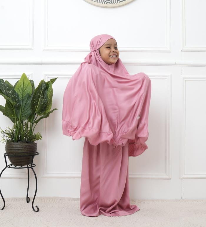vulana - Mukena Anak 3-12 tahun | material Rayon Polos