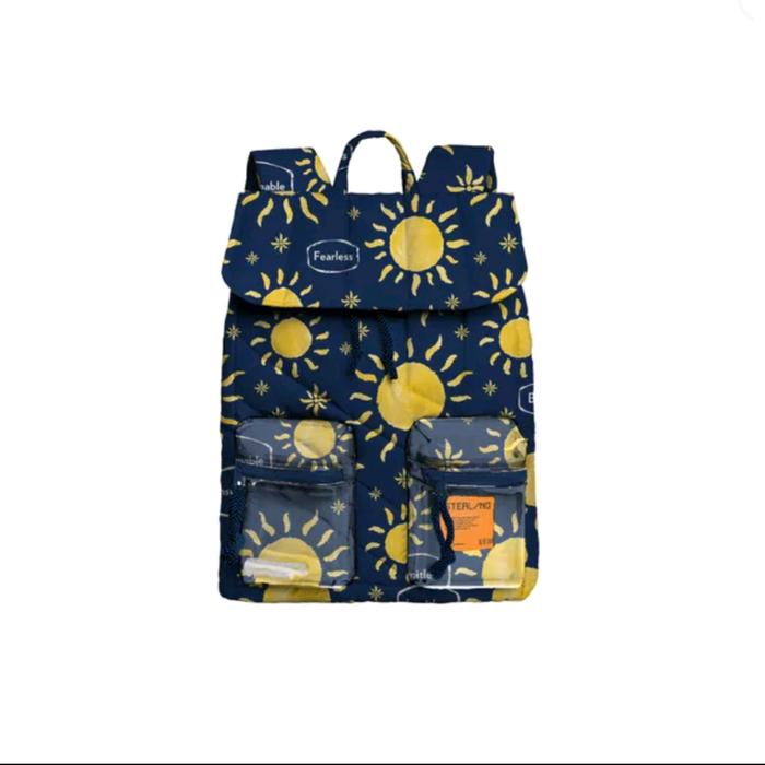 Niion x vaseline tas ransel laptop 15 inch unisex backpack Mera pattern collection original