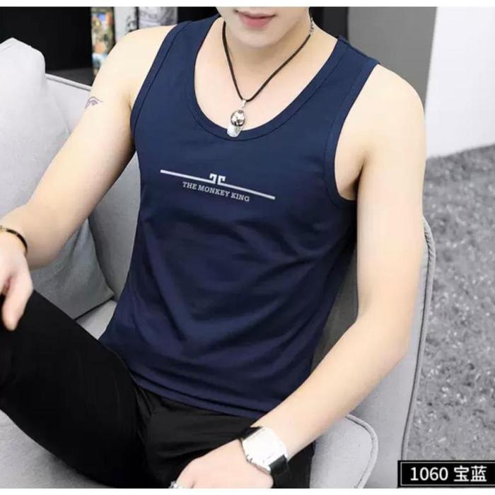 BS/COD//KAOS DALAM SINGLET MONKEY KING PRIA//TERLARIS