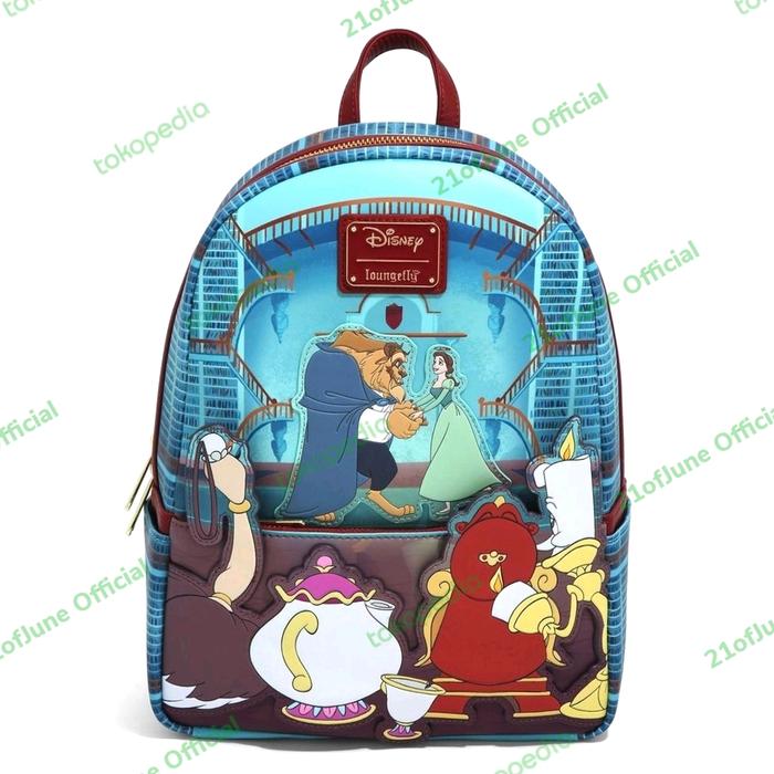 Loungefly Disney Beauty And The Beast Library Mini Backpack